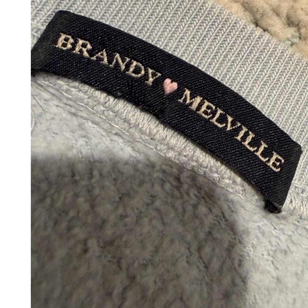 Brandy‎ Melville Sky Blue Seattle Crewneck Sweater - Picture 2 of 4